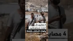 4 Palestinians, including a journalist, injured in settler and occupation forces assault in Deir ...