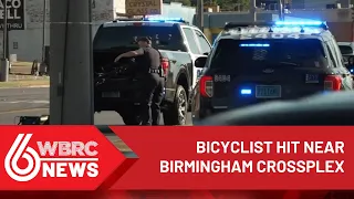 Bicyclist hit near Birmingham Crossplex