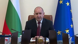 Радев: България ще подкрепя Украйна според възможностите си, а тази година такива няма