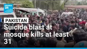 Suicide blast at Islamabad mosque kills at least 31 • FRANCE 24 English