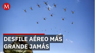 Historic aerial operation: 99 aircraft will fly over Mexico City's Zócalo
