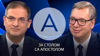 Gost predsednik Srbije Aleksandar Vučić | Za stolom sa Apostolom