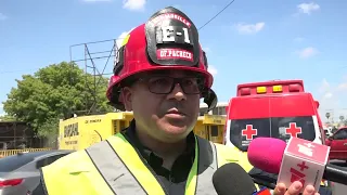 14-Year-Old Girl Rescued by Hermosillo Firefighters
