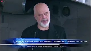 Kryeministri Edi Rama takim me efektivet e sherbimit zjarrefikes dhe trupat e Emergjencave Civile