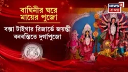 Durga Puja 2026 | দুর্গাবন্দনা বক্সা টাইগার রিজার্ভের জয়ন্তী বনবস্তিতে, রাজাভাতখাওয়াতেও সাজো সাজো রব