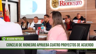 Rionegro Council approves four draft agreements