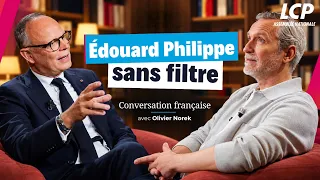 "A presidential election is about choosing a leader." Edouard Philippe on Conversation française,...