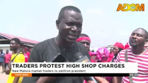 Traders Protest High Shop Charges: New Makola market traders to petition the president - News