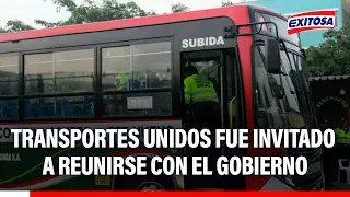 🔴🔵 Transportes Unidos received invitation to meet with the Government on Friday, according to leader