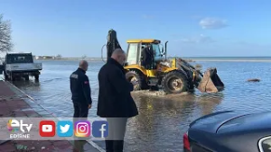 ENEZ’DE DENİZ TAŞTI, BELEDİYE TEYAKKUZDA