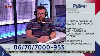 Paláver - Orbán Viktor országjárásra indult - HírTV