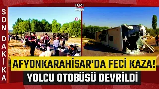 #BREAKINGNEWS | Tragic Accident in Afyonkarahisar! Passenger Bus Lost Control, Many Injured