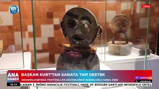 Başkan Kurt’tan sanata tam destek!