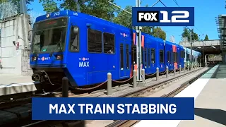 Man stabbed, pepper-sprayed during fight on westbound MAX train between Portland, Beaverton