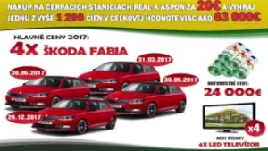 Výhercovia automobilov Real-k 12/2016