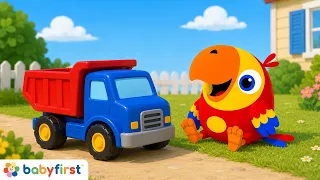 Larry the Parrot Learns New Words | Toddler Learning Video | Vehicles, Games & More | BabyFirst