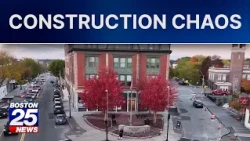 'It's hurting business': Stoneham merchants sound alarm over chaotic square renovation
