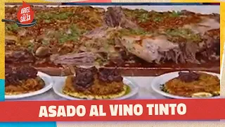 Asado al horno al vino tinto + Provoleta + Huevos a la nieve ARIEL EN SU SALSA 20/07/2026