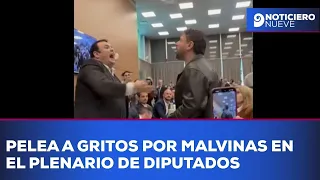 Shouting match over the Falklands at the Chamber of Deputies plenary session