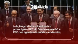 Lula, Hugo, and Alcolumbre enact the end of the 6x1 work schedule and the health and endemic dise...