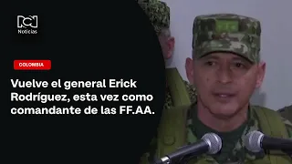 General Erick Rodríguez returns to the Armed Forces: he previously reported dissident pressure to...