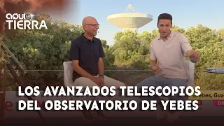 The telescopes broadcasting the solar eclipse from Yebes to the whole world | Aquí la Tierra