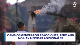 Authorities warn of further measures if incidents occur during the torch lighting ceremony