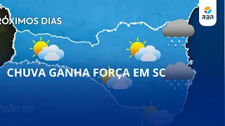 Rain gains strength in SC and Saturday will see storms in all regions
