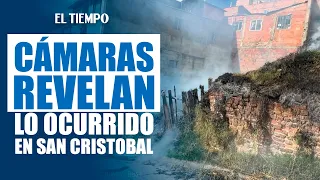 Cámaras captan a adulto mayor señalado de provocar incendio en Bogotá | EL TIEMPO