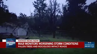 Maui monitors worsening storm conditions