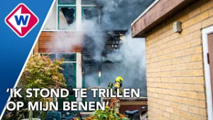 Schok na uitslaande brand bij buren: 'Stond op mijn benen te trillen'