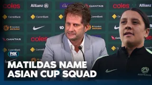 Matildas coach Joe Montemurro names Asian Cup squad including Fowler and Kerr ⚽ ? | Fox Sports News