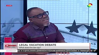"An Unproductive Colonial Legacy" - Gyampo on Legal Vacation
