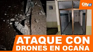 Ataque con drones a base militar en Ocaña deja tres uniformados muertos y alerta en el Catatumbo