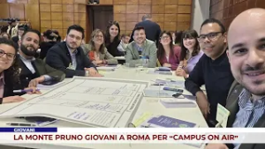 GIOVANI. LA MONTE PRUNO GIOVANI A ROMA PER “CAMPUS ON AIR”