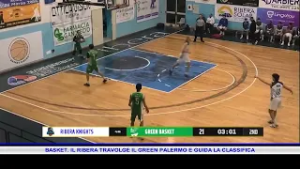 BASKET  IL RIBERA TRAVOLGE IL GREEN PALERMO E GUIDA LA CLASSIFICA