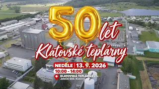 pozvánka na oslavu 50 let Klatovské teplárny