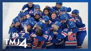 Badgers hockey players return from Milan Cortina Olympics with gold