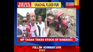 Arunachal Rajya Sabha MP Tai Tagak Visits Flood-Hit Koyu Circle, Assures Special Relief Package