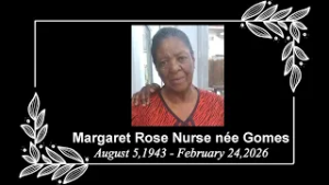 Death Announcement - Margaret Rose Nurse née Gomes
