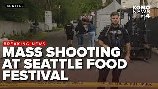 Mass shooting at Bite of Seattle festival leaves 3 dead, 4 injured; Suspect in custody