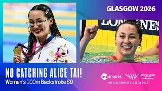 TAI'S TIME TO CELEBRATE! 🥇 | Women's 100m Backstroke S9 | Glasgow 2026 Commonwealth Games