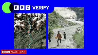 【分析】 ネパール・中国国境の土石流、経路と被害をたどる