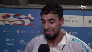 ألعاب البحر الأبيض المتوسط «تارانتو 2026» ـ الكاراطي.. المغربي مهدي السريتي، بعد تتويجه بالميدالية