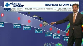 Hurricane Warning issued for part of Hawaii