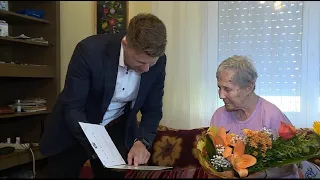 Krónika: Slezák Ferencné köszöntése (2026.07.07.)