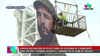 ⚡ ENATREL avanza en el montaje de las nuevas estructuras en la Loma de Tiscapa 🇳🇮