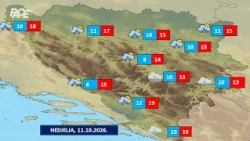 Vremenska prognoza by Haris Babić od 11. do 16. 10. 2026.