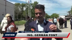 Marcos Juárez: The city's 139th anniversary. A word from Germán Font