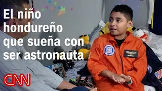 This boy dreams of being an astronaut and is now one step closer